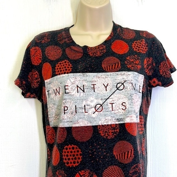 Rock Me - Twenty One Pilots Blurry-face Album Graphic Short Sleeve T Size Medium - Picture 3 of 9